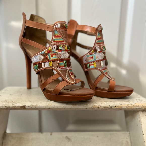 BCBG Knit High Heels - Picture 2 of 3